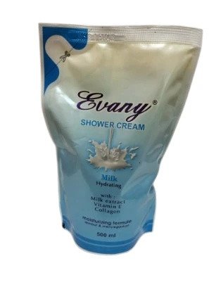 Evany Shower Cream 500ml Milk