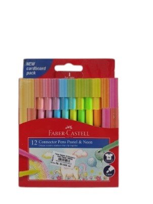 Faber Castell 12 Connector Neon Pastel 155582