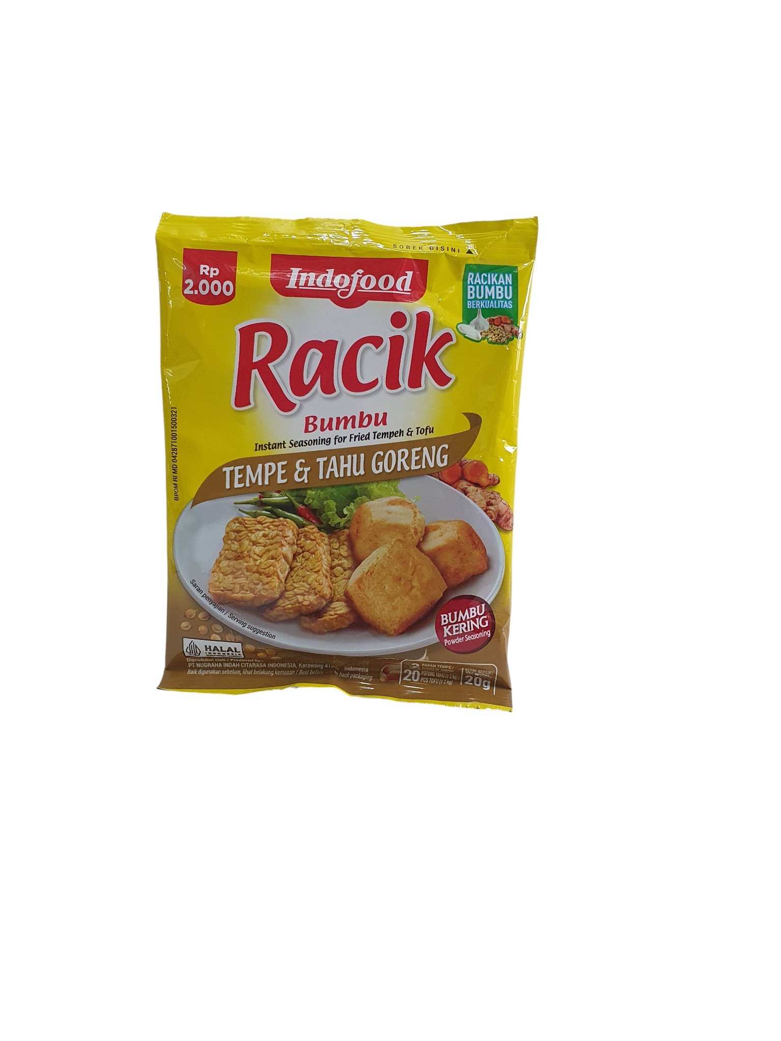 Indofood bumbu racik 20gr bumbu tempe