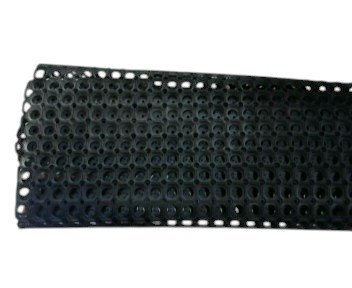 Keset Karet Hitam Lubang 100x150