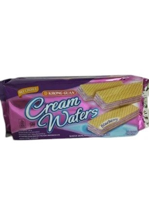 Khong Guan Cream Wafers 240gr Blueberry