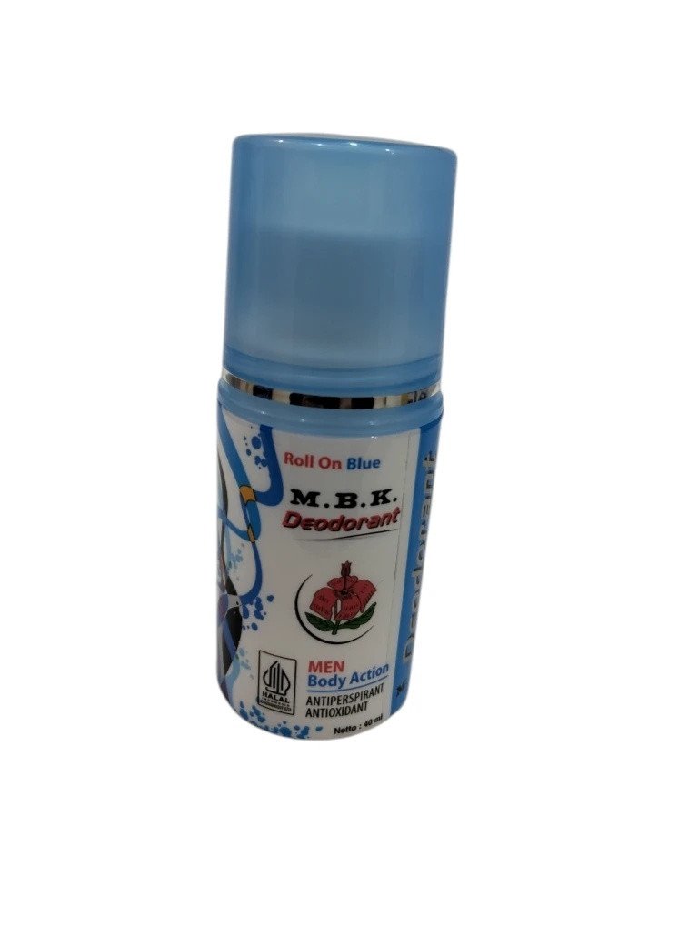 MBK Roll On Men Deodorant 40ml Biru