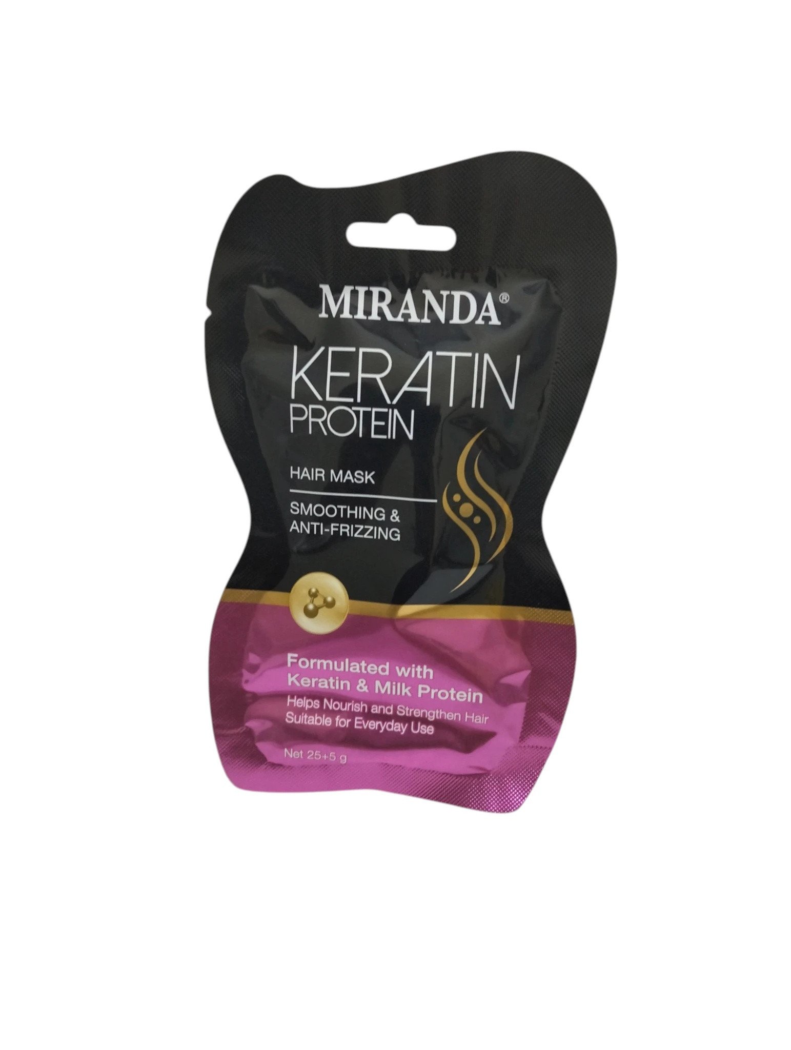 Miranda Keratin Hair Mask 25+5gr Smooting