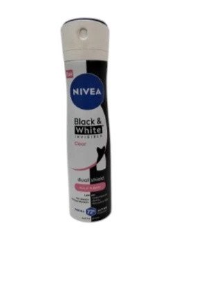 Nivea Deo Spray Black & White 150ml Clear