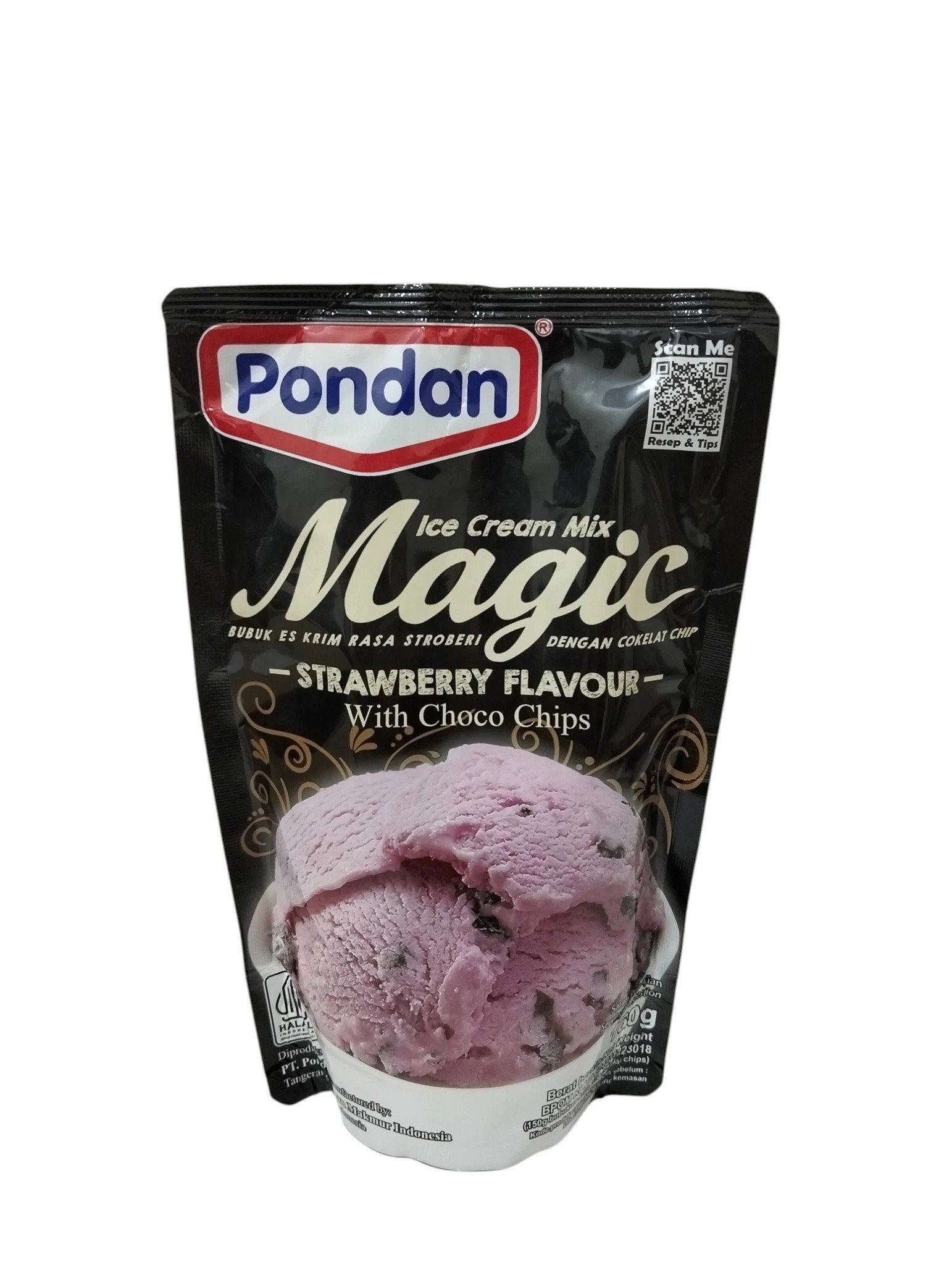 Pondan Magic 160gr Strawberry With Choco chips